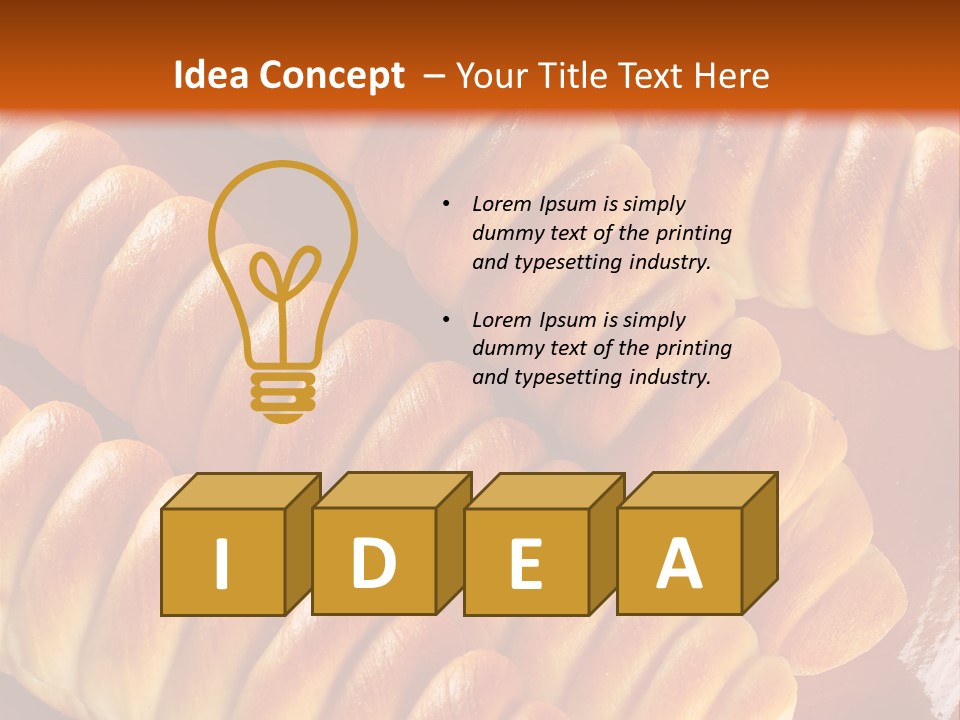 Baked Food Slovenia PowerPoint Template