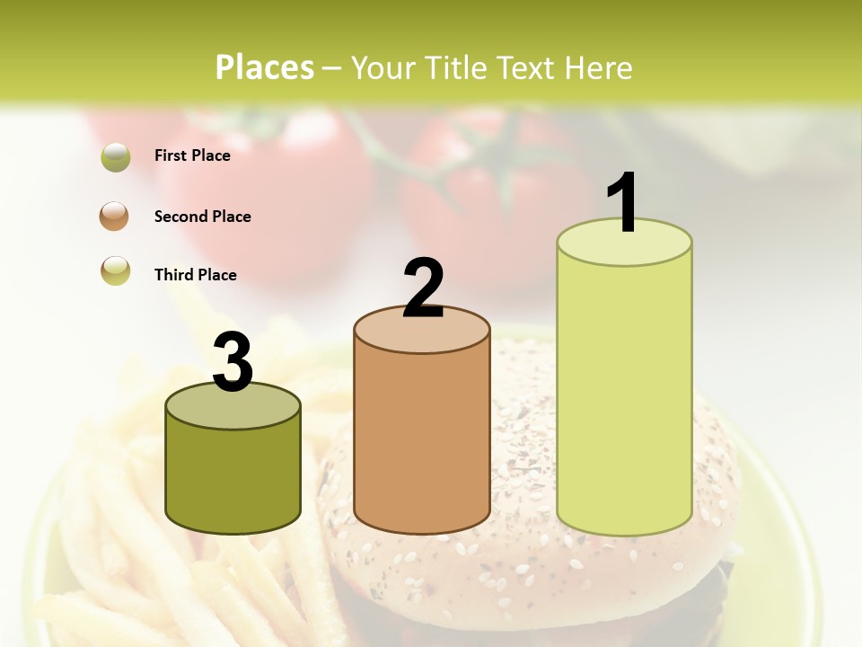 Sandwich Dinner Vegetable PowerPoint Template
