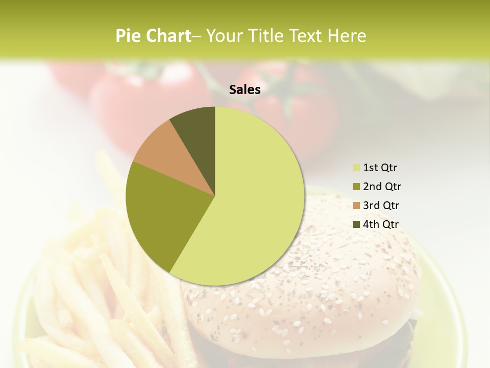 Sandwich Dinner Vegetable PowerPoint Template