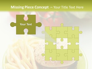 Sandwich Dinner Vegetable PowerPoint Template