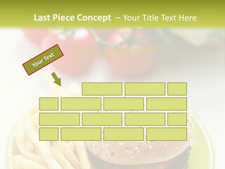 Sandwich Dinner Vegetable PowerPoint Template