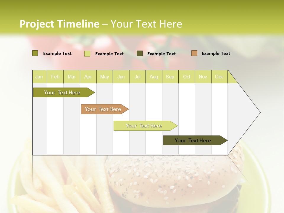 Sandwich Dinner Vegetable PowerPoint Template