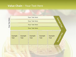 Sandwich Dinner Vegetable PowerPoint Template