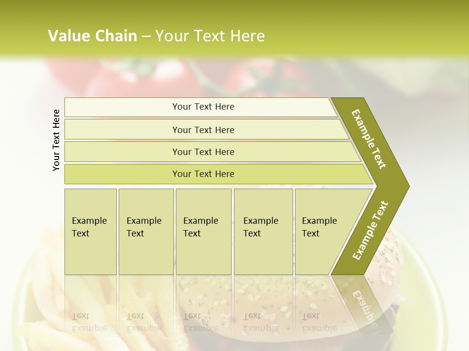 Sandwich Dinner Vegetable PowerPoint Template