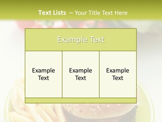 Sandwich Dinner Vegetable PowerPoint Template