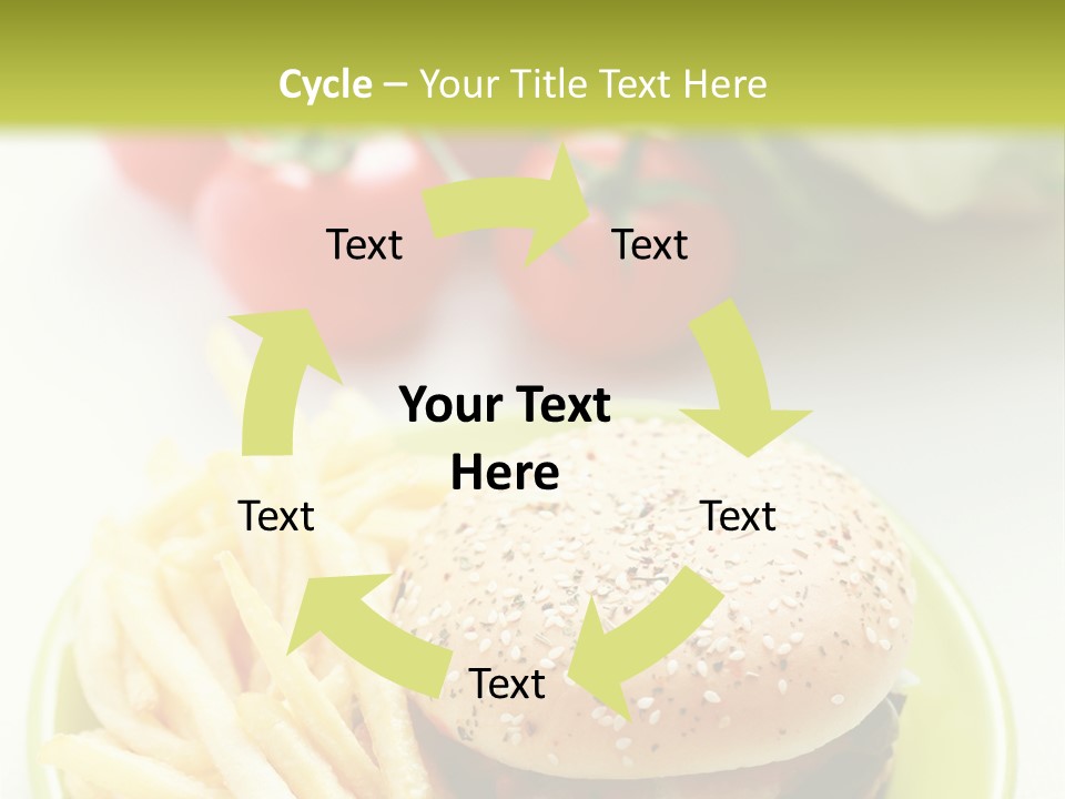 Sandwich Dinner Vegetable PowerPoint Template