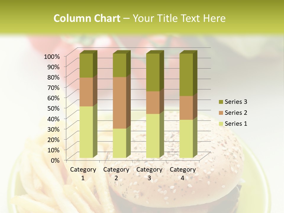 Sandwich Dinner Vegetable PowerPoint Template