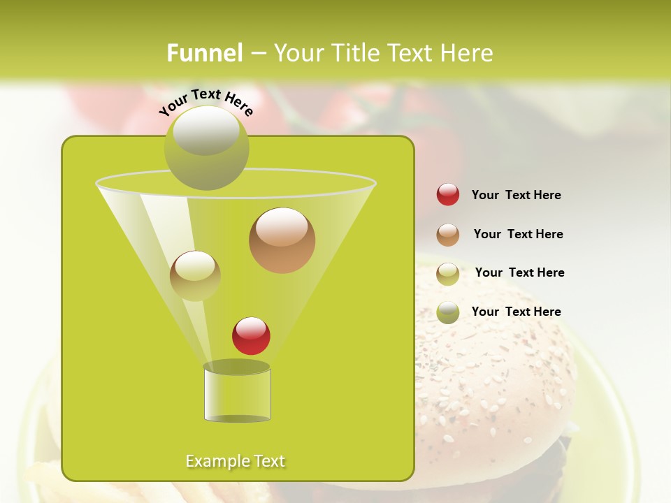 Sandwich Dinner Vegetable PowerPoint Template