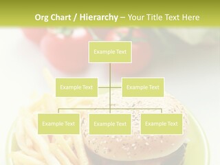 Sandwich Dinner Vegetable PowerPoint Template