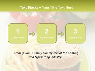 Sandwich Dinner Vegetable PowerPoint Template