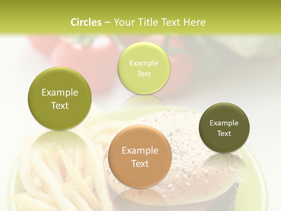 Sandwich Dinner Vegetable PowerPoint Template