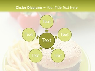 Sandwich Dinner Vegetable PowerPoint Template