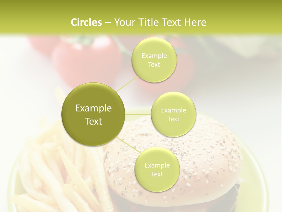 Sandwich Dinner Vegetable PowerPoint Template