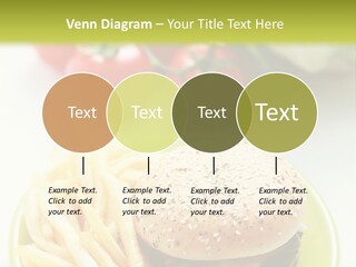 Sandwich Dinner Vegetable PowerPoint Template