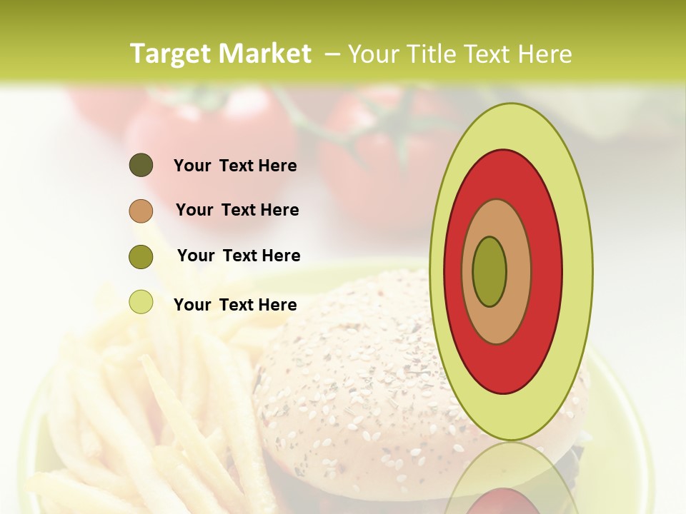 Sandwich Dinner Vegetable PowerPoint Template