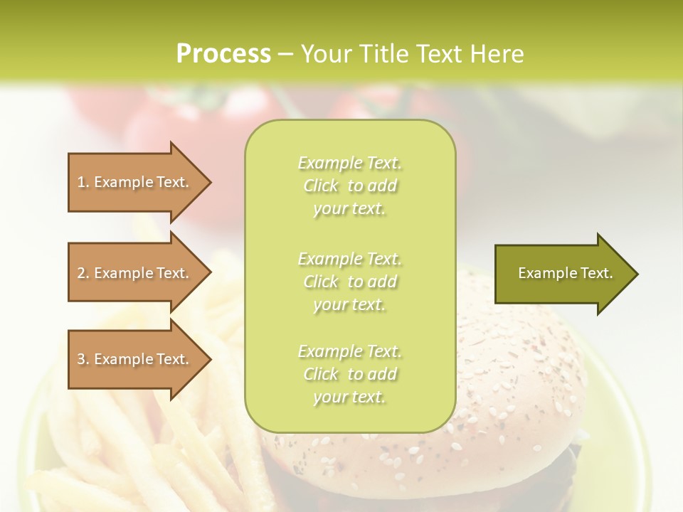 Sandwich Dinner Vegetable PowerPoint Template
