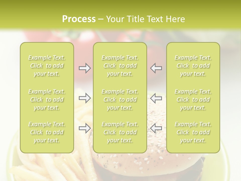 Sandwich Dinner Vegetable PowerPoint Template