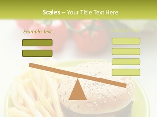 Sandwich Dinner Vegetable PowerPoint Template