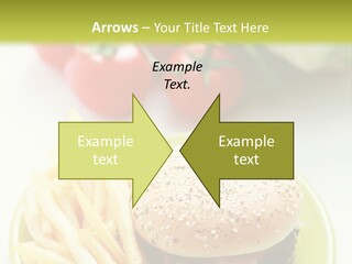 Sandwich Dinner Vegetable PowerPoint Template