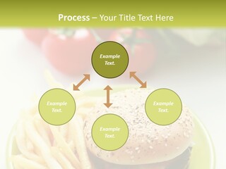 Sandwich Dinner Vegetable PowerPoint Template