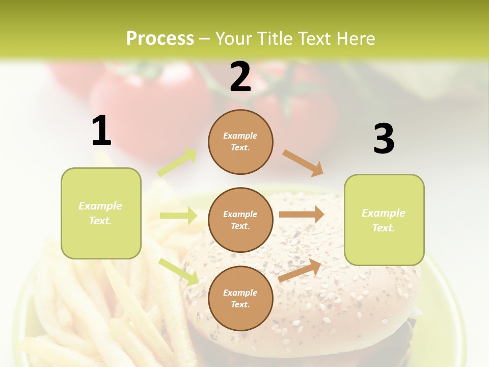 Sandwich Dinner Vegetable PowerPoint Template