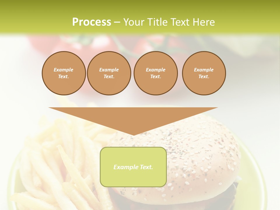 Sandwich Dinner Vegetable PowerPoint Template