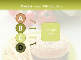 Sandwich Dinner Vegetable PowerPoint Template