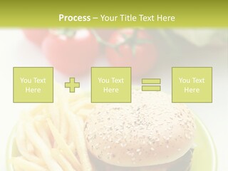 Sandwich Dinner Vegetable PowerPoint Template