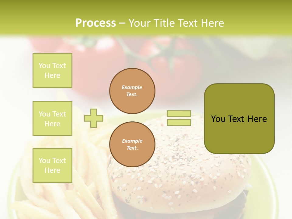 Sandwich Dinner Vegetable PowerPoint Template