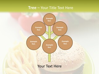 Sandwich Dinner Vegetable PowerPoint Template