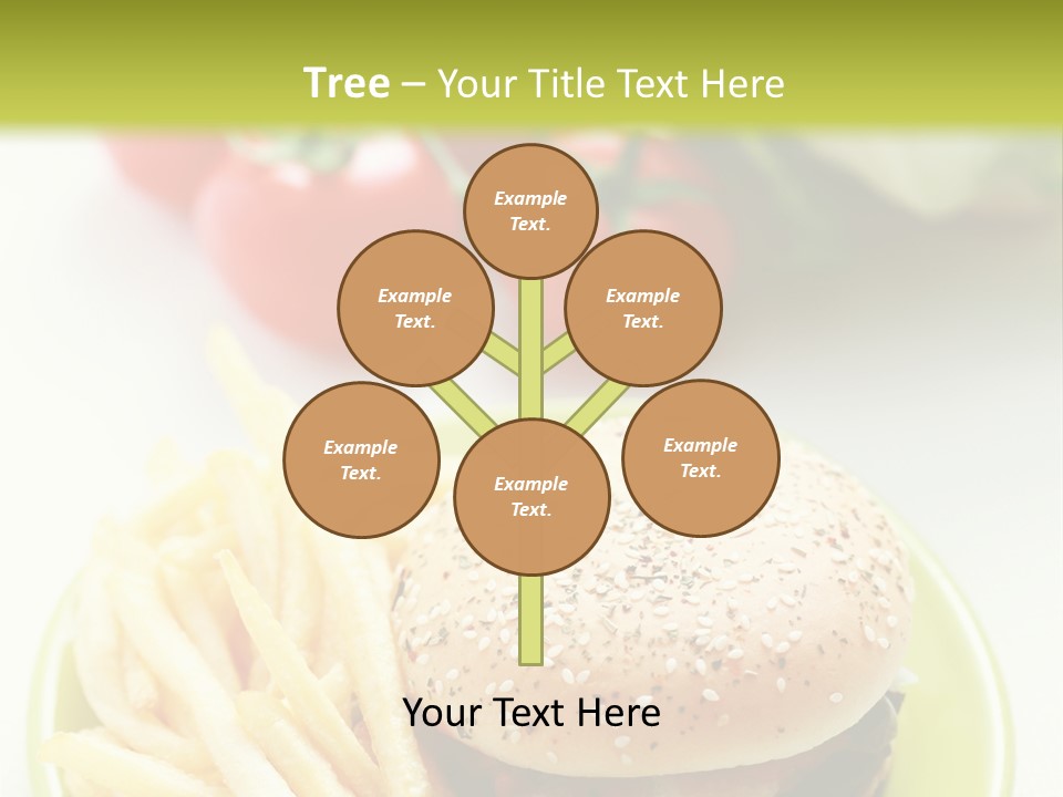 Sandwich Dinner Vegetable PowerPoint Template
