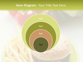 Sandwich Dinner Vegetable PowerPoint Template