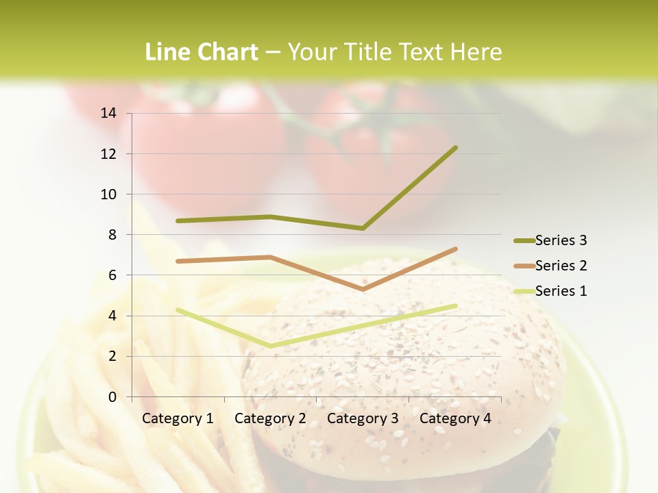 Sandwich Dinner Vegetable PowerPoint Template