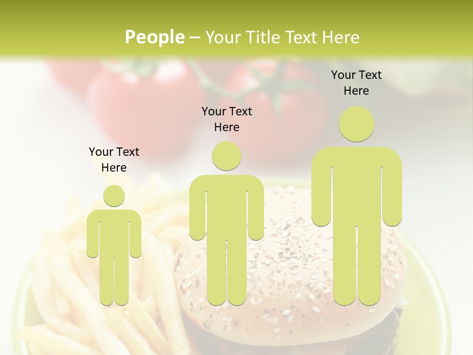 Sandwich Dinner Vegetable PowerPoint Template