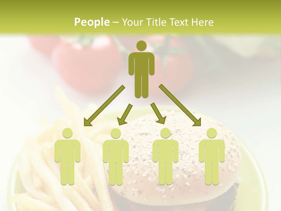 Sandwich Dinner Vegetable PowerPoint Template