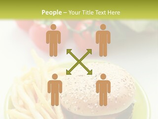 Sandwich Dinner Vegetable PowerPoint Template