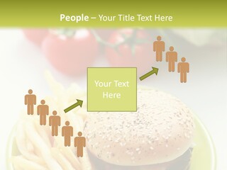 Sandwich Dinner Vegetable PowerPoint Template