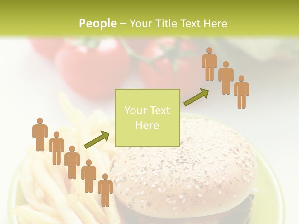Sandwich Dinner Vegetable PowerPoint Template