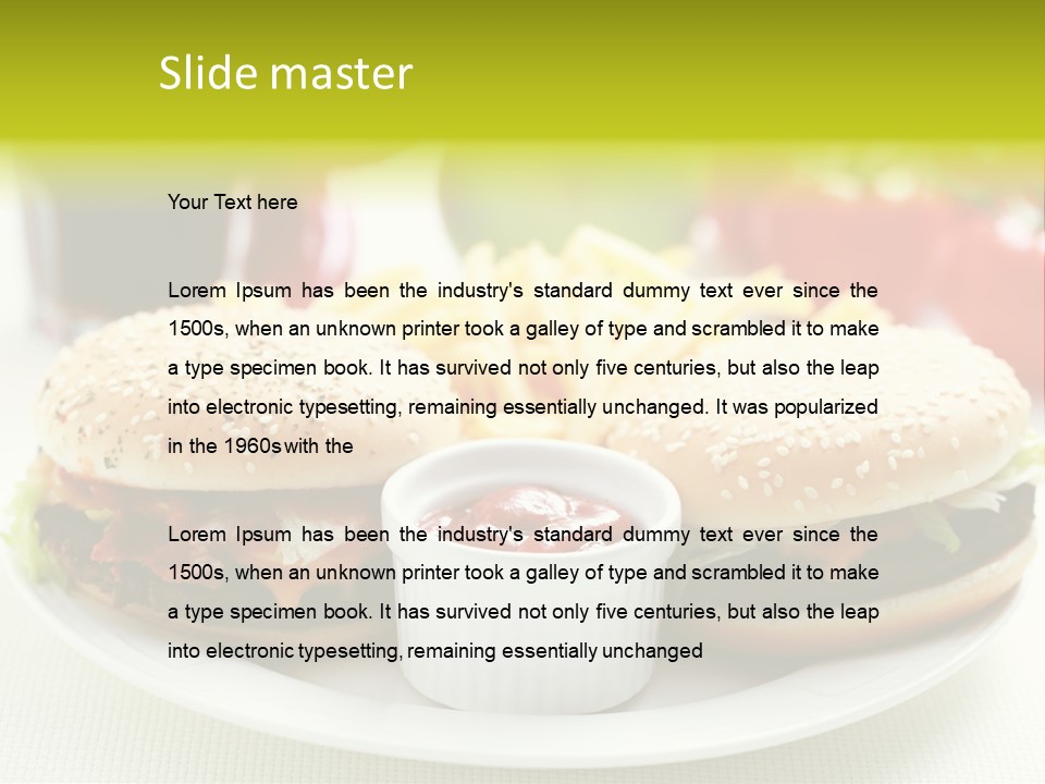 Food And Drink Nutrition Cola PowerPoint Template