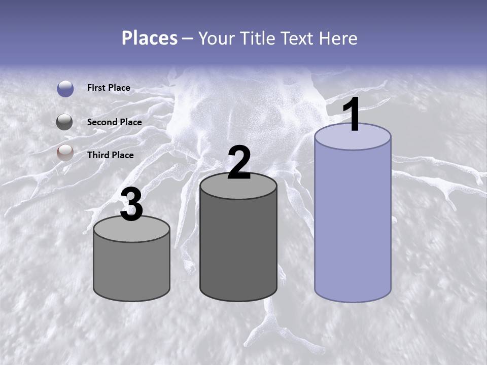 Biochemistry Stamper Cell PowerPoint Template