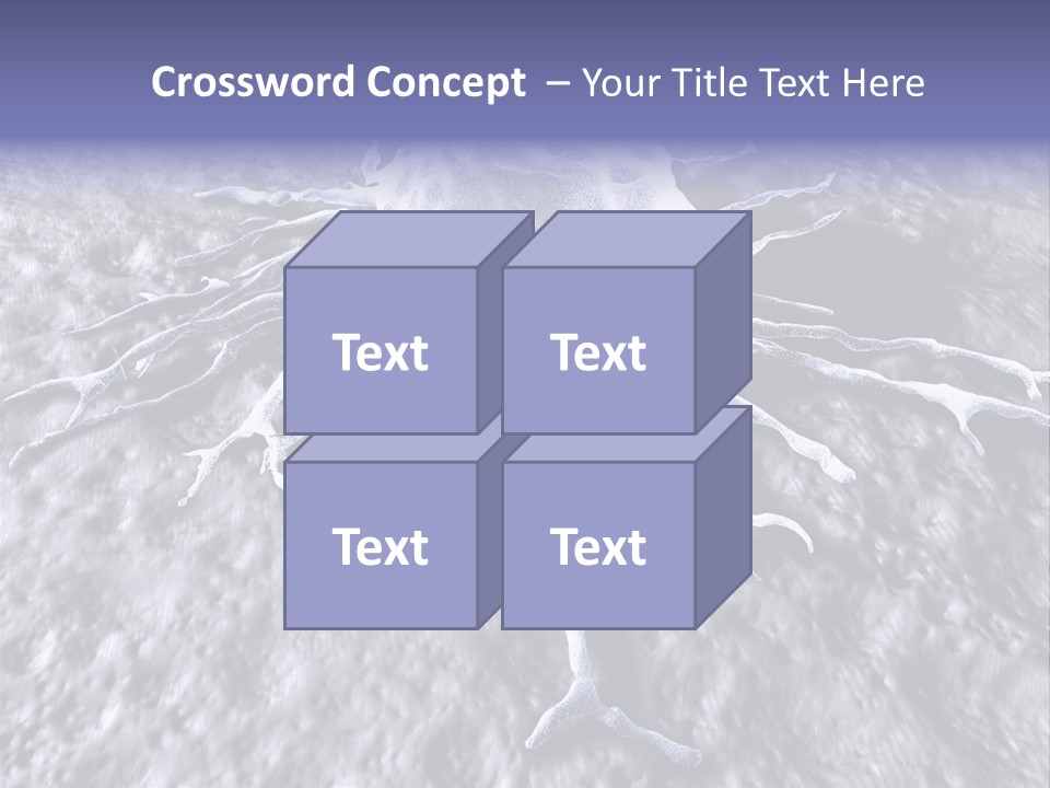 Biochemistry Stamper Cell PowerPoint Template