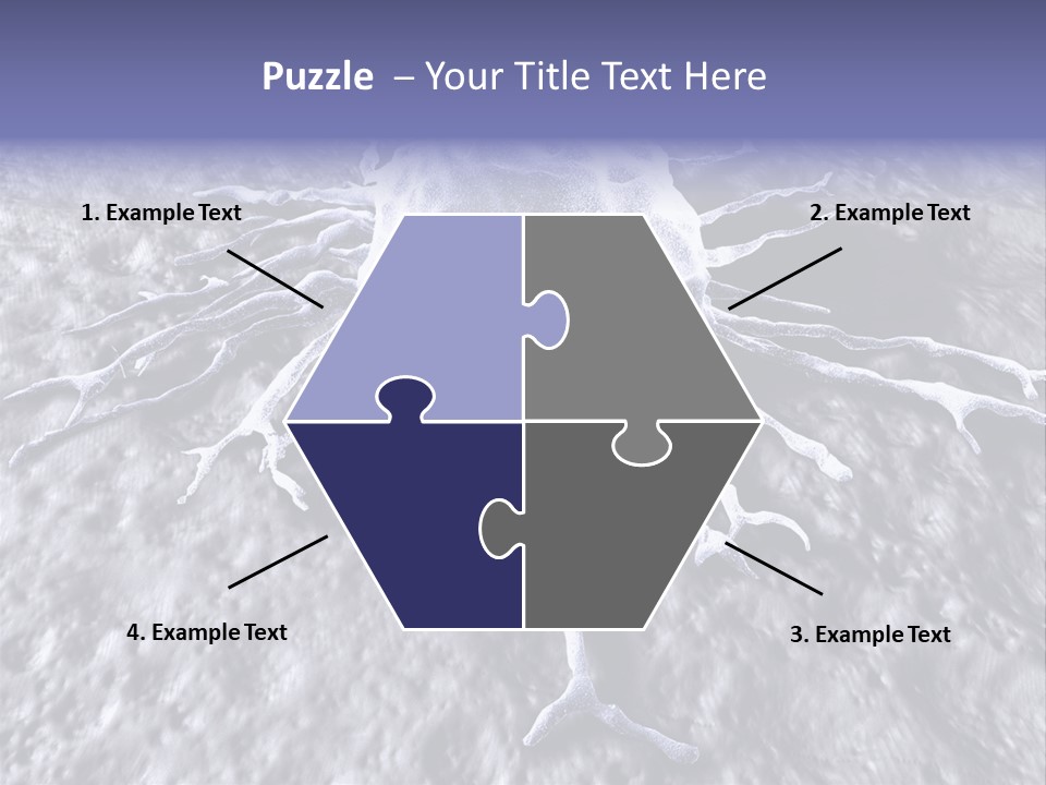 Biochemistry Stamper Cell PowerPoint Template