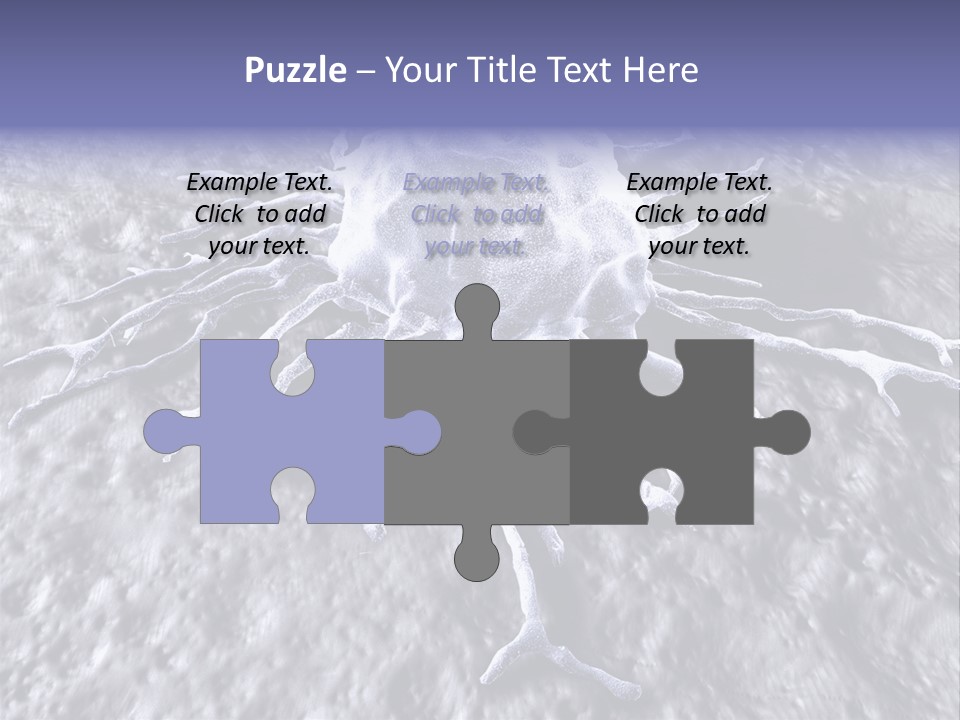 Biochemistry Stamper Cell PowerPoint Template