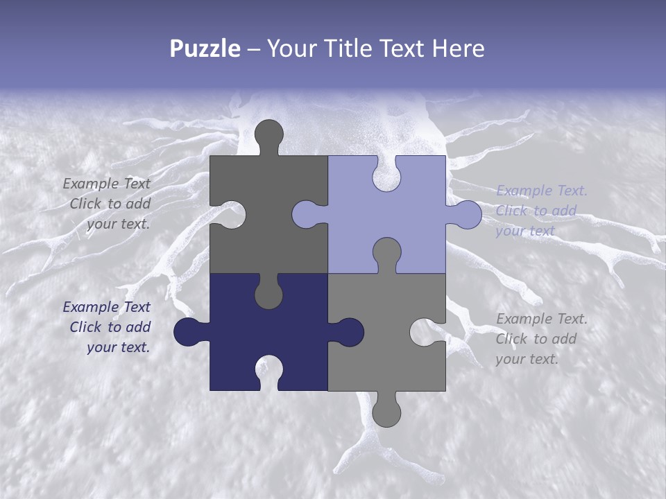 Biochemistry Stamper Cell PowerPoint Template