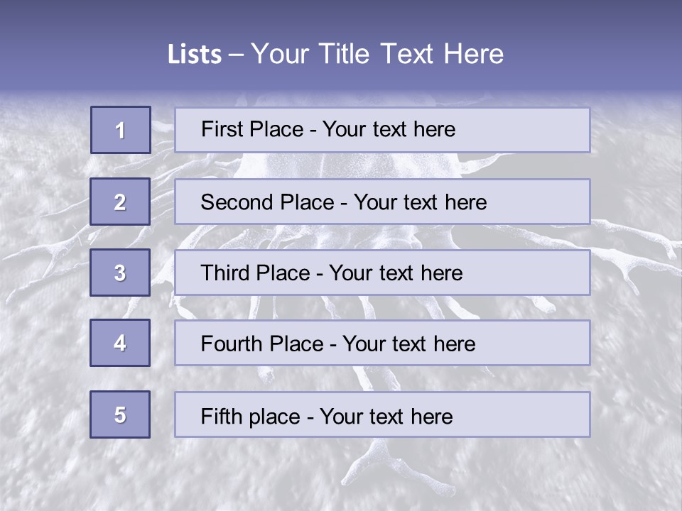 Biochemistry Stamper Cell PowerPoint Template