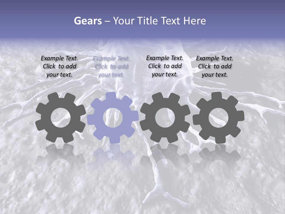 Biochemistry Stamper Cell PowerPoint Template