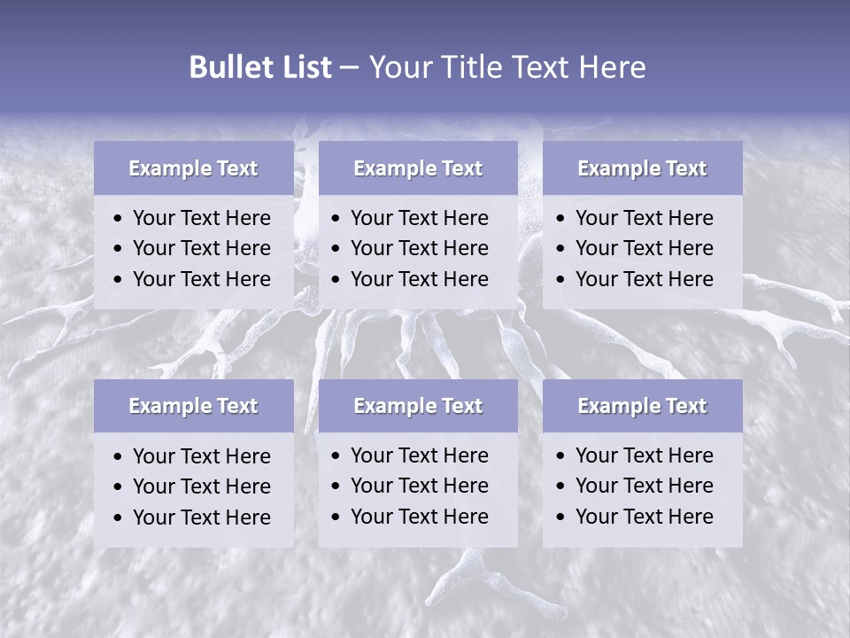 Biochemistry Stamper Cell PowerPoint Template