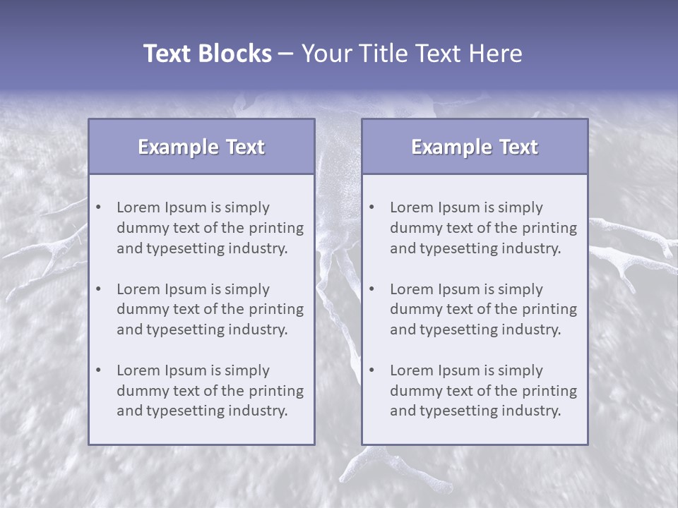 Biochemistry Stamper Cell PowerPoint Template