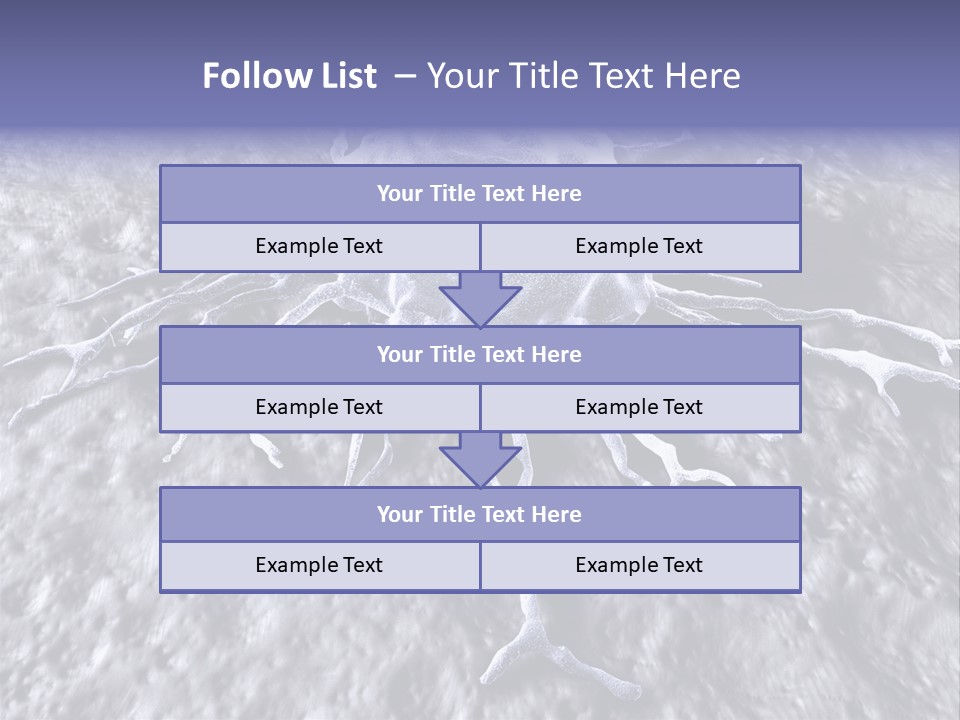 Biochemistry Stamper Cell PowerPoint Template