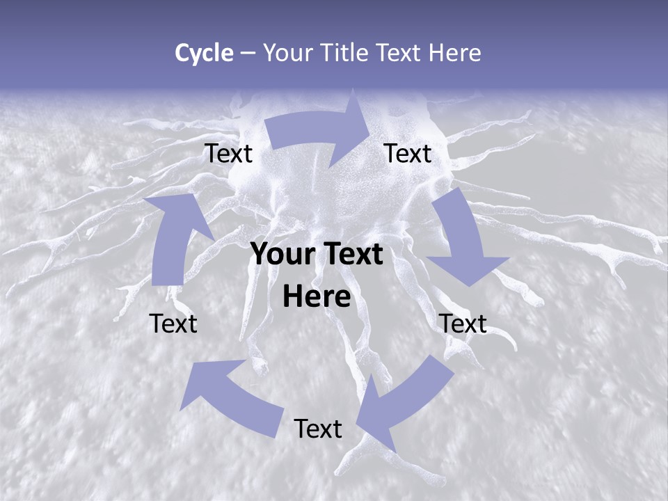 Biochemistry Stamper Cell PowerPoint Template